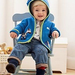 Hanna Andersson Baby Boys Double Knee Jeans